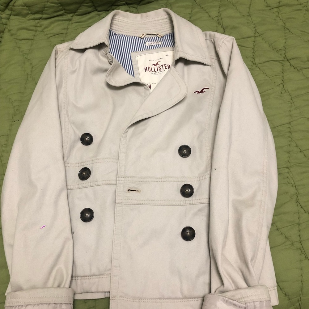 Hollister cream jacket